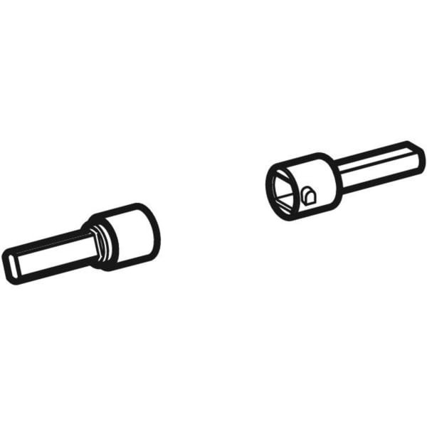 Geberit Steckbolzen-Set für WC-Sitz/ Deckel zu AquaClean 4000 Aufsatz 242175001