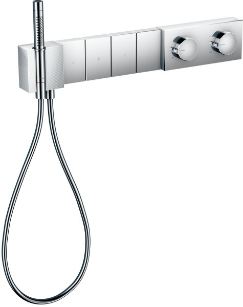 Hansgrohe Thermostatmodul Unterputz Select Axor Edge F-Set 4 Verbr.Diamantschliff chrom, 46721000