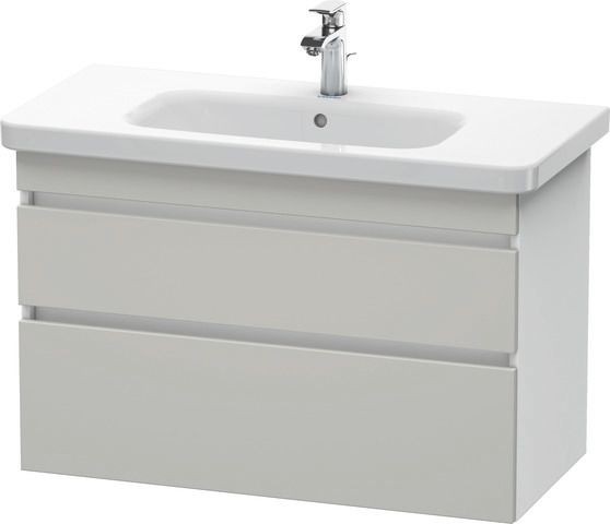 Duravit DuraStyle Waschtischunterbau wandhängend Betongrau & Weiß Matt 930x448x610 mm - DS648200718