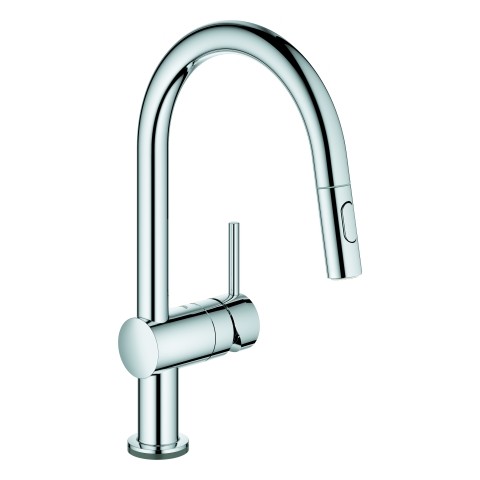 GROHE Elektr.-EH-SPT-Batt. Minta Touch 31358 C-Auslauf azb. Spülbrause chrom, 31358002