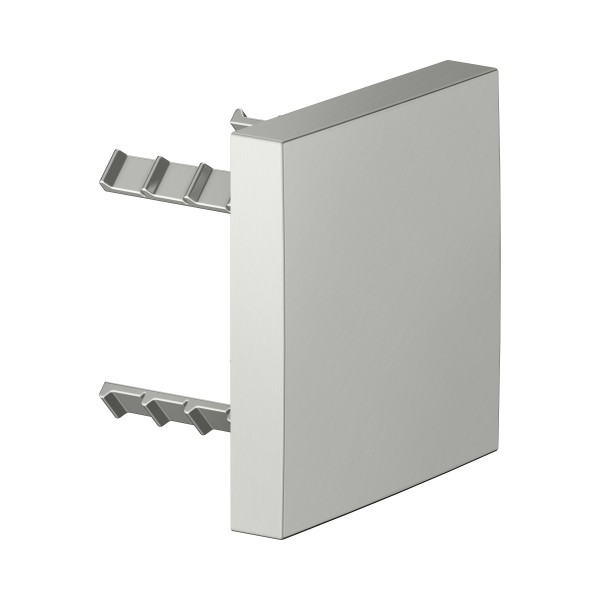 Keuco Abdeckblende Armaturenzubehör 59949, für Rohrunterbrecher, eck., Edelst.-fin, 59949060002