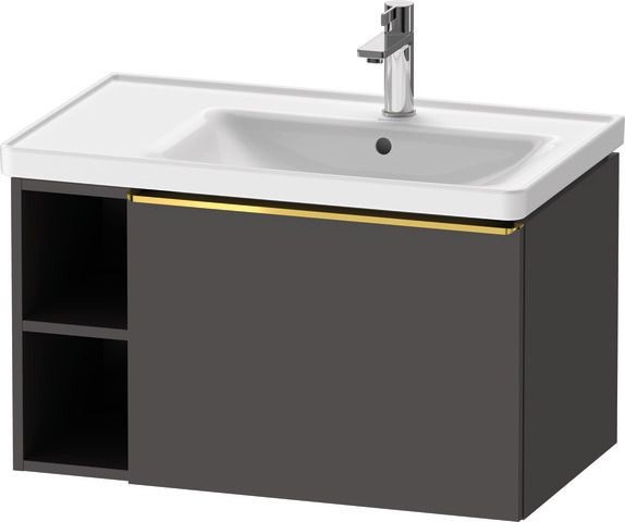 Duravit D-Neo Waschtischunterbau wandhängend Graphit Matt 784x452x440 mm - DE4257034490000