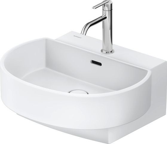Duravit Balcoon Waschtisch 550x480, mit Überlauf, mit Hahnloch,