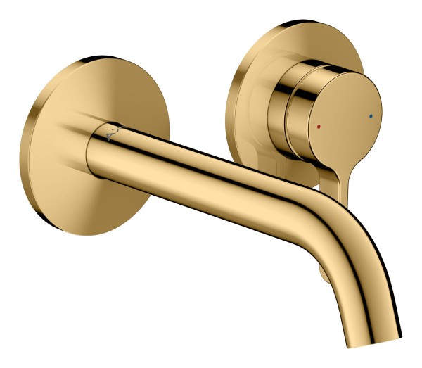 Hansgrohe Einhebel-Waschtischmischer AXOR One Unterputz Wandm. 160mm Hebelgriff polished gold opti