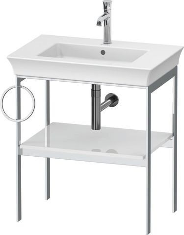 Duravit White Tulip Metallkonsole 684x450x760 mm - WT4543L8585