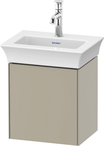 Duravit White Tulip Waschtischunterbau wandhängend Taupe Seidenmatt 384x298x410 mm - WT4240L6060