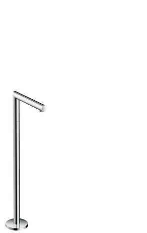 Hansgrohe Wanneneinlauf Axor Uno zur Bodenmontage Brushed Nickel, 45412820 , 45412820