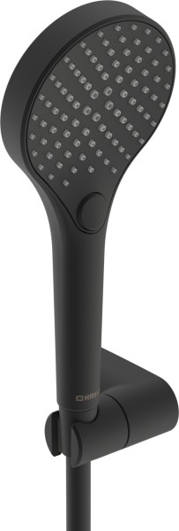 Hansa Handbrausegarnitur HANSAVIVA 4417, Matt-Schwarz, 4417022033