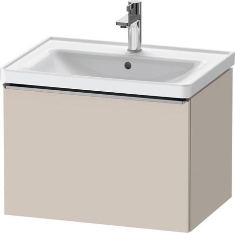 Duravit D-Neo Waschtischunterbau wandhängend Taupe Matt 634x452x440 mm - DE4254070910000