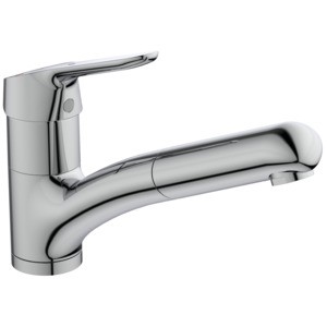 Ideal Standard Küchenarmatur CERAFLEX, m.herausz.HB, Ausld.210mm, Chrom, BC143AA