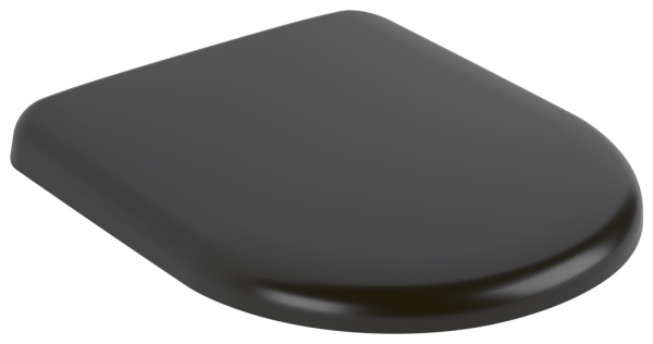 Villeroy & Boch WC-Sitze Standard Skyla 8M81S1 373x44 5x50mm Oval Pure Black CeramicPlus, 8M81S1R7