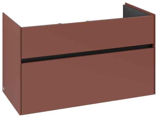 Villeroy & Boch Waschtischunterschrank Collaro 954x546x444mm 2 Ausz. Waschbecken mittig Wine Red