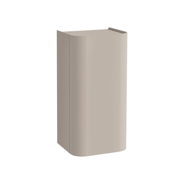 VitrA Glora Halbhochschrank mit 1 Tür Türanschlag links 45 x 39 x 90 cm (BxTxH) Taupe Matt,80414