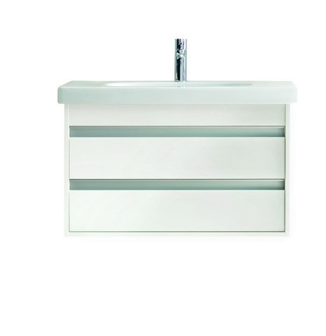 Duravit Ketho Waschtischunterbau wandhängend Weiß Hochglanz 800x455x480 mm - KT664702222