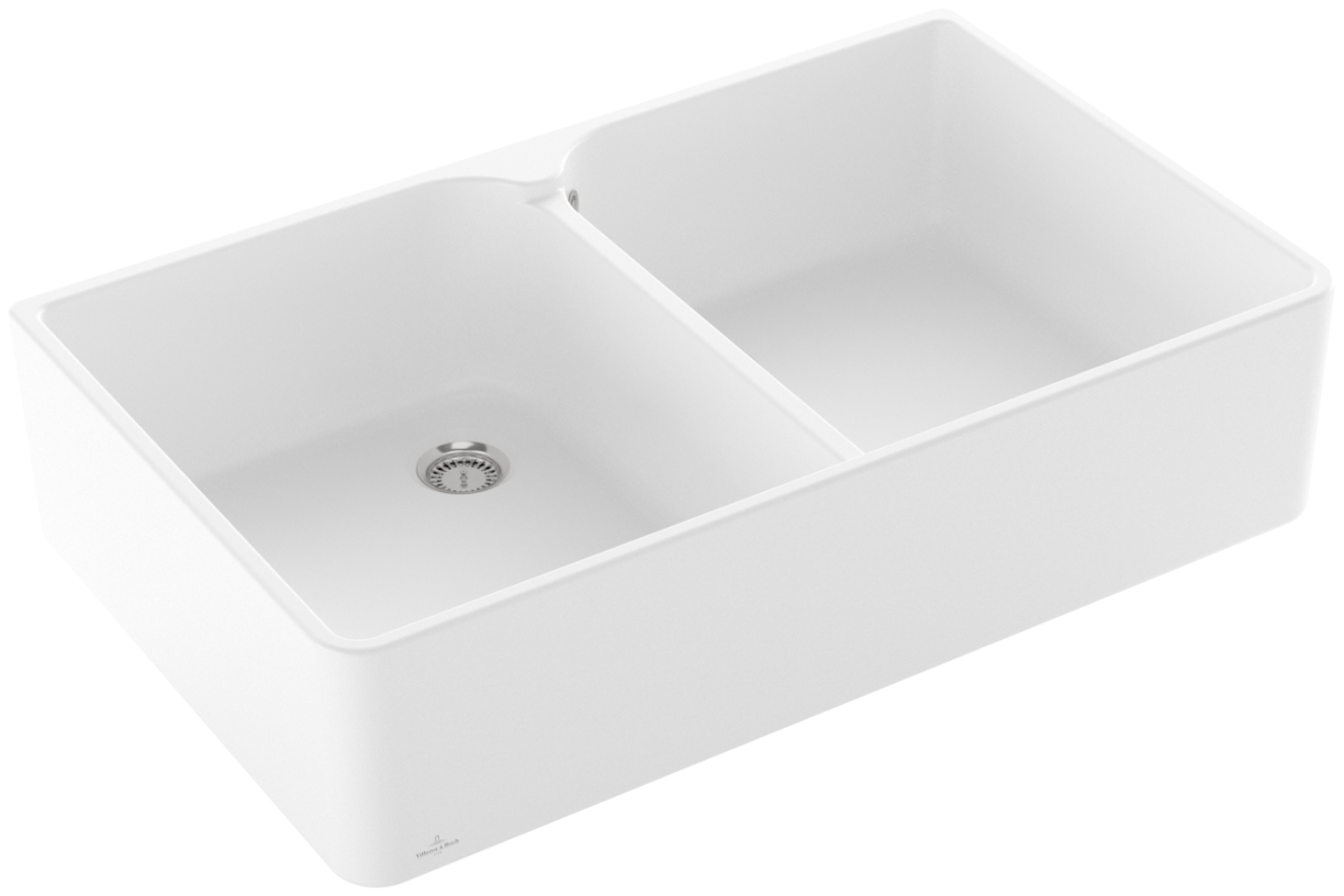 Villeroy & Boch Spülstein 90 X Spülstein Doppelbecken, 639001RW 639001RW