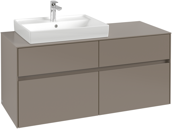 Villeroy & Boch Waschtischunterschrank Collaro C082B0 1200x548x500mm m. Bel. 4 Ausz. Waschtisch li W
