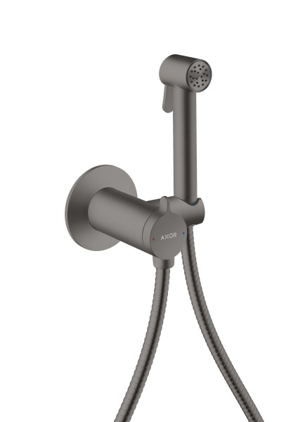 Hansgrohe Bidette Handbr. Axor Bidette Showers f.Mischwasser rund m.Schlauch 1250mm brushed black
