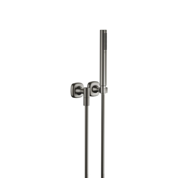 Dornbracht Schlauchbrausegarnitur mit Einzelrosetten COYA 27808404 Dark Chrome,27808404-19