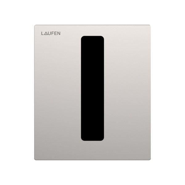 LAUFEN INEO E-AU 105 Betätigungsplatte Urinal Edelstahl gebürstet Taste schwarz, H9091059280001