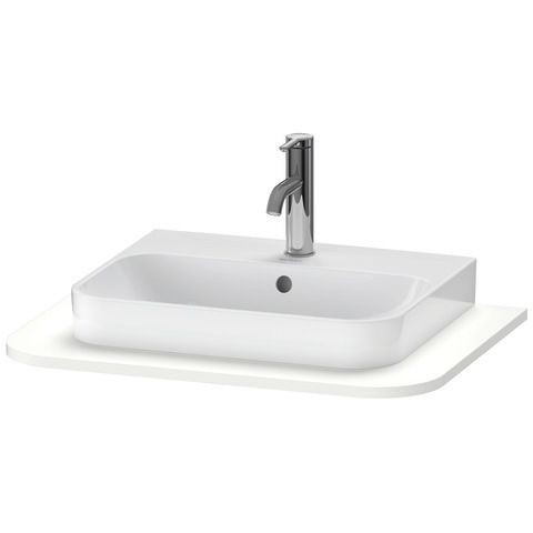 Duravit Happy D.2 Plus Konsole Weiß Supermatt 650x480x16 mm - HP031B08484