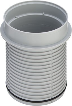 Viega Höhenausgleichsstück 4947 in 100mm Kunststoff grau