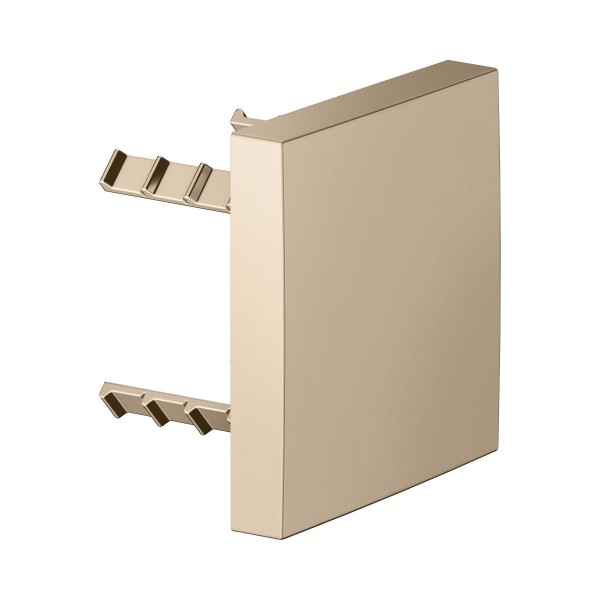 Keuco Abdeckblende Armaturenzubehör 59949, für Rohrunterbrecher, eckig, Bronze geb., 59949030002