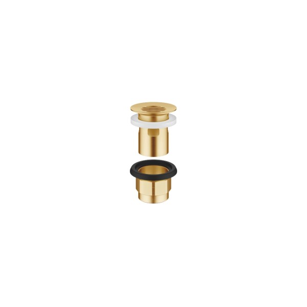 Dornbracht Siebventil SERIENNEUTRAL 10105970 1 1/4" Messing gebürstet (23kt Gold)