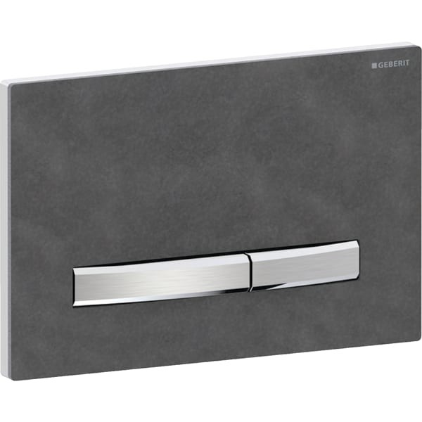 Geberit Geberit Betätigungsplatte Sigma50 für 2-Mengen-Spülung Mustang Schiefer, 115788JM2