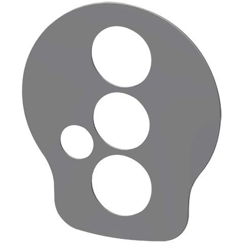 KWC Aquarotter Rosette, F5, Edelstahl, für Armatureneinheit, Baujahr bis 2021, 2030065031