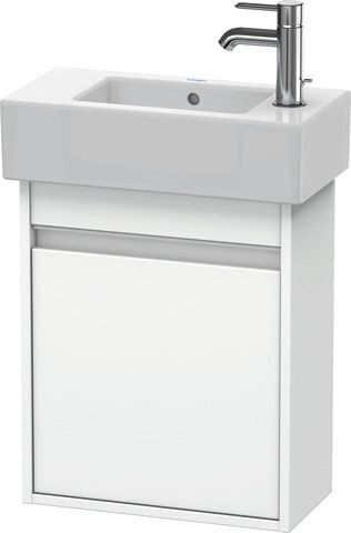 Duravit Ketho Waschtischunterbau wandhängend Weiß Matt 450x225x550 mm - KT6629L1818