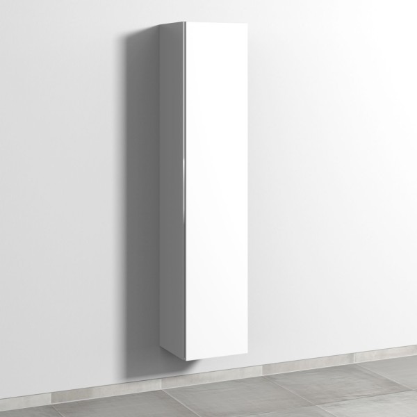 Sanipa 3way Hochschrank mit 1 Tür, Weiß-Soft
