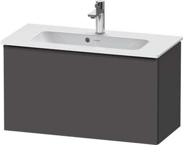 Duravit D-Neo Waschtischunterbau wandhängend Graphit Matt 810x372x440 mm - DE42690BD490000