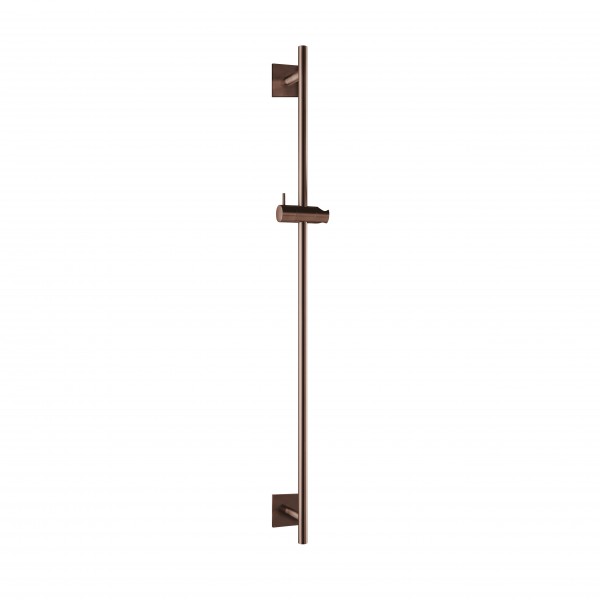 Herzbach spa ix pvd Duschstange 90 rund rosette 70 eckig copper, Copper Steel, 21.965900.2.39