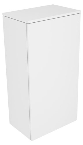 Keuco Mittelschrank Edition 400 31725, Anschl. re., weiß HG/weiß HG, 31725210002