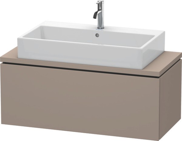 Duravit L-Cube Konsolenwaschtischunterbau wandhängend Basalt Matt 1020x477x400 mm - LC580404343