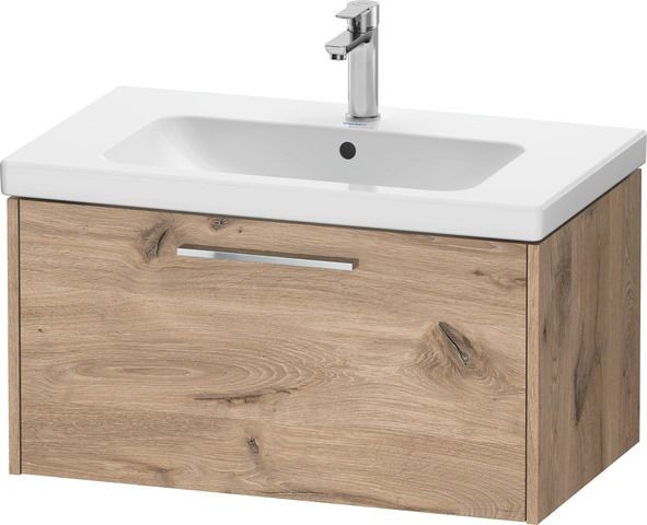 Duravit D-Code Waschtischunterschrank wandhängend Auszug 1,