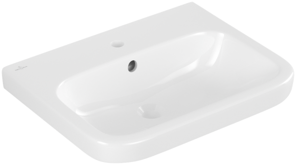 Villeroy & Boch Waschtisch Architectura, 1 Hahnloch, mit Überlauf, geschliffen, WeißAlpin