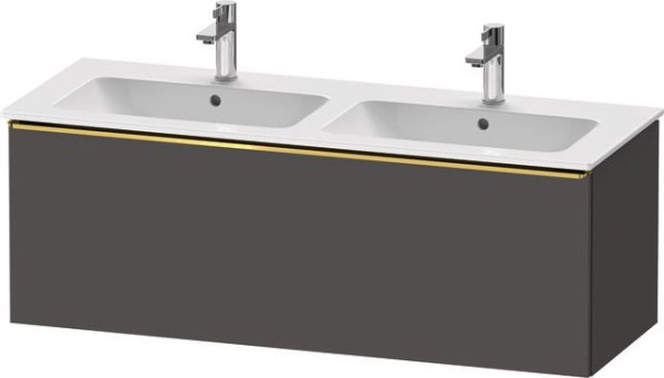 Duravit D-Neo Waschtischunterbau wandhängend Graphit Matt 1280x462x440 mm - DE4265034490000