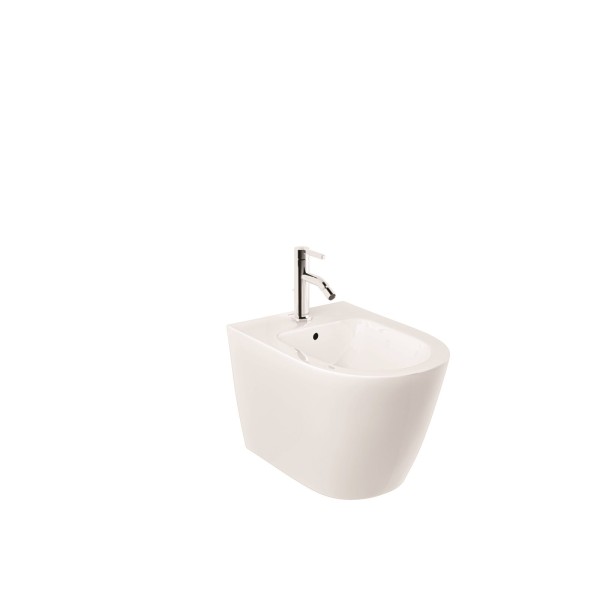 KLUDI-RESA R Wand-Bidet 52 cm verdeckte Befestigungen Weiß glänzend