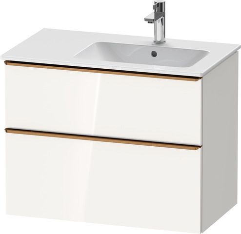 Duravit D-Neo Waschtischunterbau wandhängend Weiß Hochglanz 810x462x625 mm - DE4367004220000