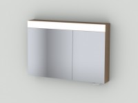 Sanipa Spiegelschrank mit Sanipa Spiegelschrank mit WT Bel., SD82415 M Ulme Natural-Touch, H:680, B:1000, T:159 mm