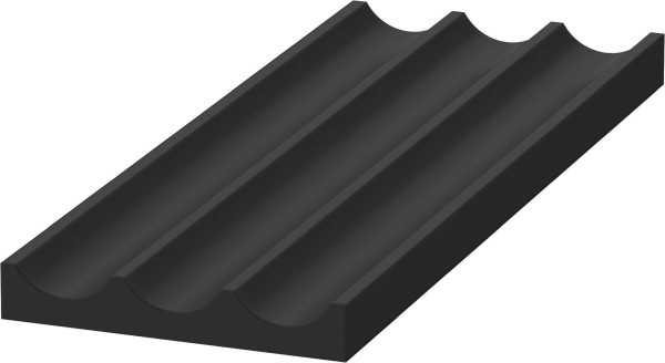 Duravit Inneneinteilung Diamantschwarz 100x371x16 mm - UV9576000000000