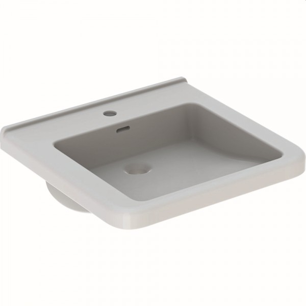 Geberit Waschtisch Dejuna, B: 550, T: 525mm, 128555600, weiss mit Keratect