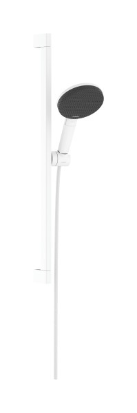 Hansgrohe Brauseset Raindance Alive Select S 125 3jet EcoSmart Unica 650mm mattweiss, 24600700