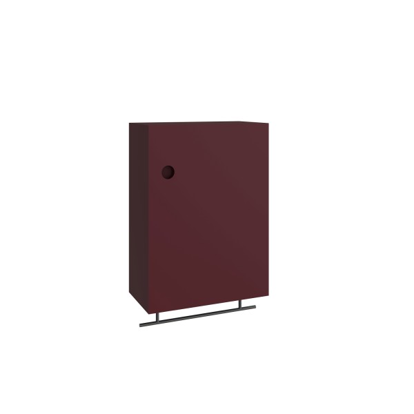 VitrA Plural Oberschrank mit Handtuchhalter mit 1 Tür 40 x 21 x 55 cm (BxTxH) Matt,80493