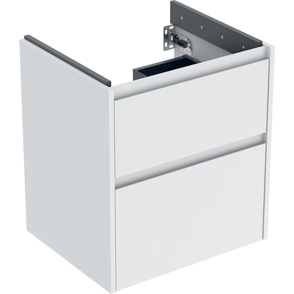 Geberit Renova Plan Unterschrank für Waschtisch, mit zwei Schubladen: 54.6x60.6x44.6cm, 504026001