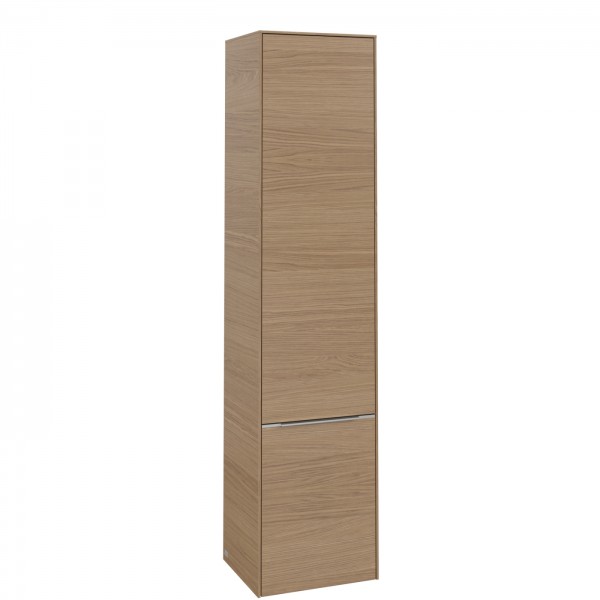 Villeroy & Boch Subway 3.0 Hochschrank, 2 Türen, 400 x 1710 x 346,5 mm, Nordic Oak / Nordic Oak