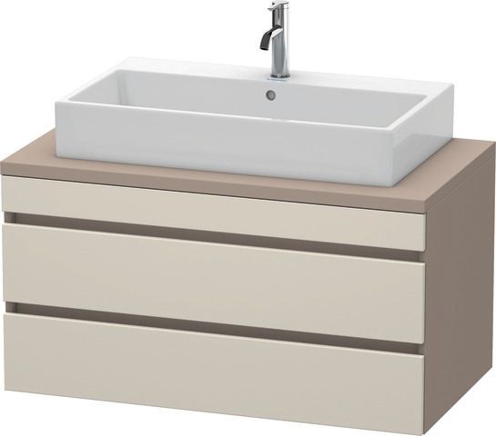 Duravit DuraStyle Konsolenwaschtischunterbau wandhängend Taupe & Basalt Matt 1000x548x512 mm - DS531