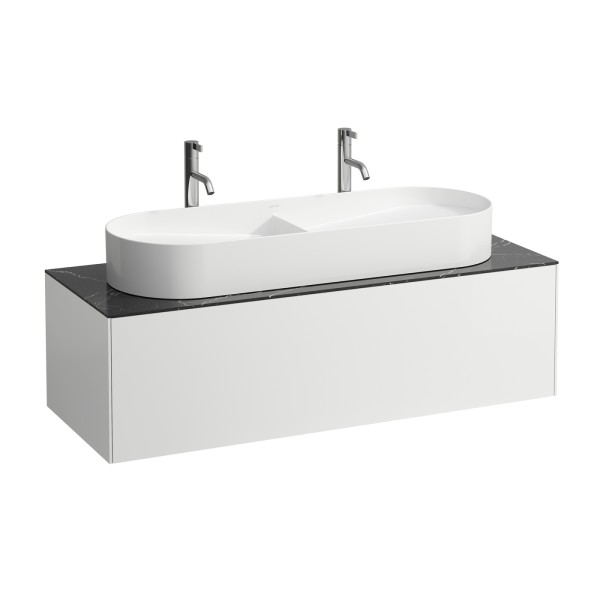 LAUFEN Waschtischunterschrank Sonar 457x1177x341 Aus mi, 1Schubl H812348/9 we ma? m.