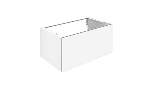 Keuco Waschtischunterschrank X-Line, 1 Frt-Auszug trüffel/Glas trüffel, 800x400x490mm, 33161140000